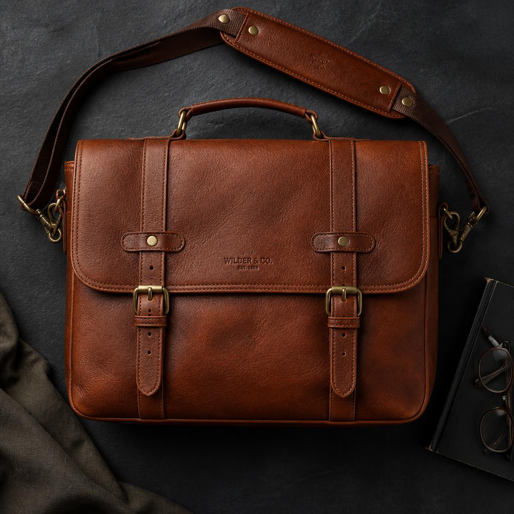 Leather Field Bag